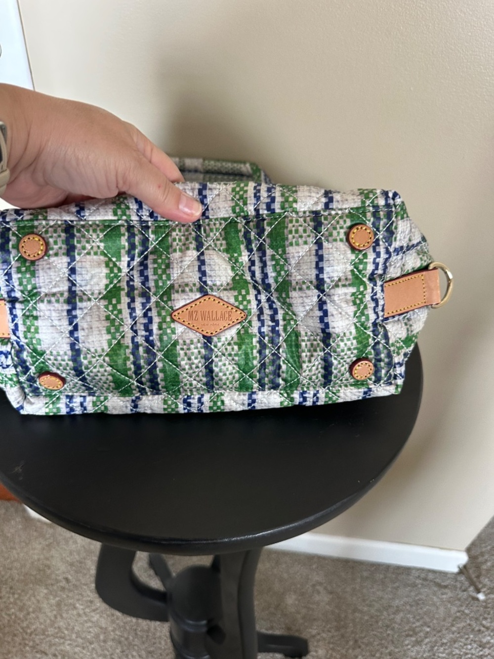 MZ Wallace Sutton Deluxe Summer Plaid pattern - Picture 4 of 7